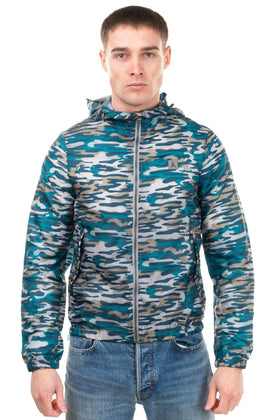 AIRDP By GOOSE TECH Windbreaker Jacket Size XS Camouflage Pattern Made in Italy gallery photo number 1