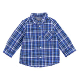 RRP €110 FAY JUNIOR Shirt Size 6M Plaid Double Layer gallery photo number 1