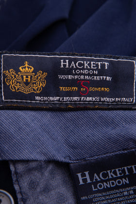 HACKETT Chino Trousers 28R RRP$135 Stretch Herringbone Garment Dye Slim gallery photo number 8