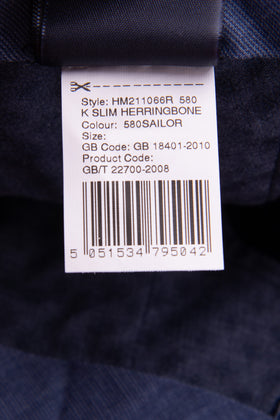 HACKETT Chino Trousers 28R RRP$135 Stretch Herringbone Garment Dye Slim gallery photo number 12