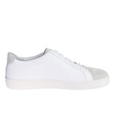 RRP €150 VINCE. Leather Sneakers Size 41 UK 9 US 11 Suede Trim Embossed Logo gallery photo number 4