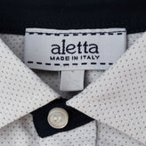 ALETTA Shirt Size 6M / 68CM Patterned Textured Round Hem Button Made in Italy gallery photo number 4