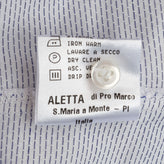 ALETTA Shirt Size 6M / 68CM Patterned Textured Round Hem Button Made in Italy gallery photo number 6