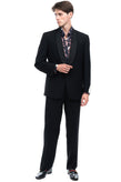 RRP €950 HERALD Wool Tuxedo Suit Mismatch Size Jacket 52 / XL Trousers 33 Satin gallery photo number 2