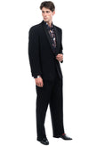 RRP €950 HERALD Wool Tuxedo Suit Mismatch Size Jacket 52 / XL Trousers 33 Satin gallery photo number 3