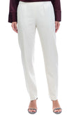 RRP €135 PT0W Trousers Size 42 / M Stretch Ivory Elasticated Waist gallery photo number 2