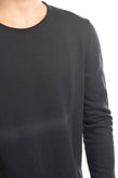 RRP €115 TANOMU ASK ME Sweatshirt Size XL Raw Edges Crew Neck Made in Italy gallery photo number 5
