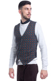 RRP €125 BARK Waistcoat Size- M Mohair Alpaca - Wool Blend Made in Italy gallery photo number 4