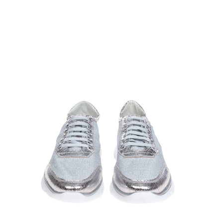 FX FRAU Sneakers EU 39 UK 6 US 9 Metallic & Lame Extralight Sole Made in Italy gallery photo number 2