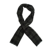 RRP €360 MISSONI Thin 100% Wool Shawl Wrap Scarf Tartan Two Tone Made in Italy gallery photo number 5