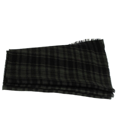 RRP €360 MISSONI Thin 100% Wool Shawl Wrap Scarf Tartan Two Tone Made in Italy gallery photo number 4