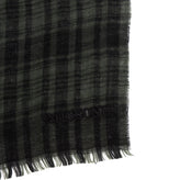 RRP €360 MISSONI Thin 100% Wool Shawl Wrap Scarf Tartan Two Tone Made in Italy gallery photo number 3