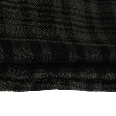RRP €360 MISSONI Thin 100% Wool Shawl Wrap Scarf Tartan Two Tone Made in Italy