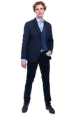 RRP €825 HACKETT Silk & Wool Tuxedo Blazer Jacket Size 38R 48R S Single-Breasted gallery photo number 3