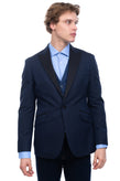 RRP €825 HACKETT Silk & Wool Tuxedo Blazer Jacket Size 38R 48R S Single-Breasted gallery photo number 5
