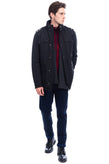 RRP €240 CERRUTI 1881 Parka Jacket Size 52 XL Padded Zipped Cuffs Concealed Hood gallery photo number 1