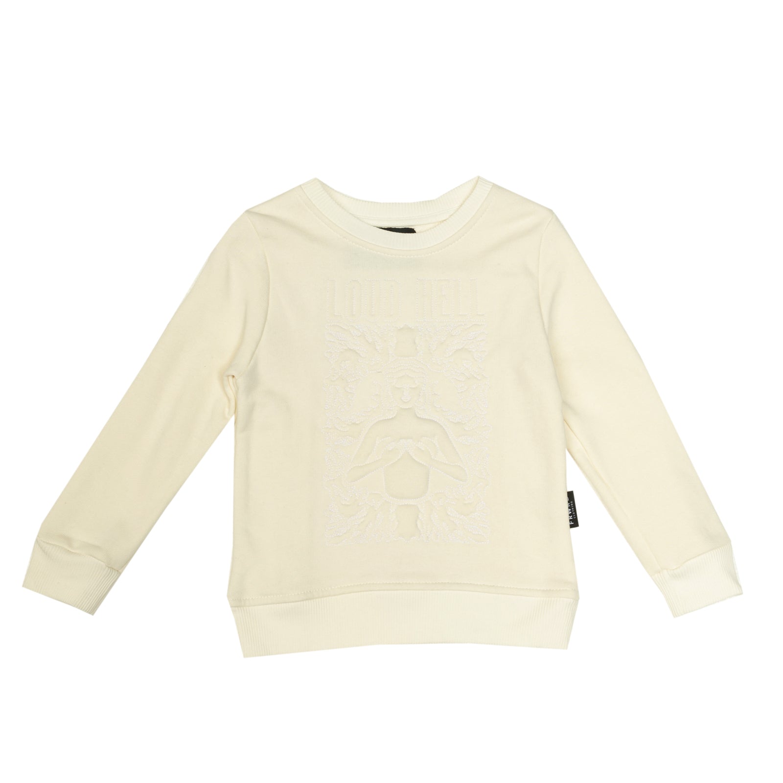 RRP €175 FRWRD Sweatshirt Size 2Y Embroidered Front Round Neck Made in Italy gallery main photo