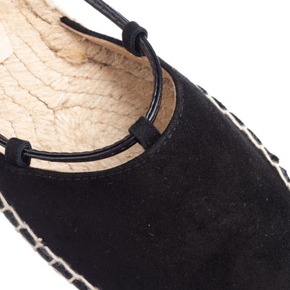 IRIS & INK Suede Leather Espadrille D'Orsay Shoes EU 36 UK 3 US 6 Wrap Around gallery photo number 6