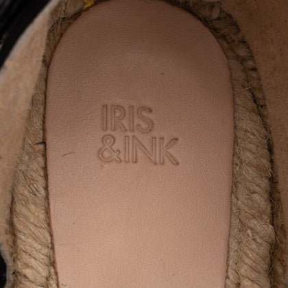 IRIS & INK Suede Leather Espadrille D'Orsay Shoes EU 36 UK 3 US 6 Wrap Around gallery photo number 7