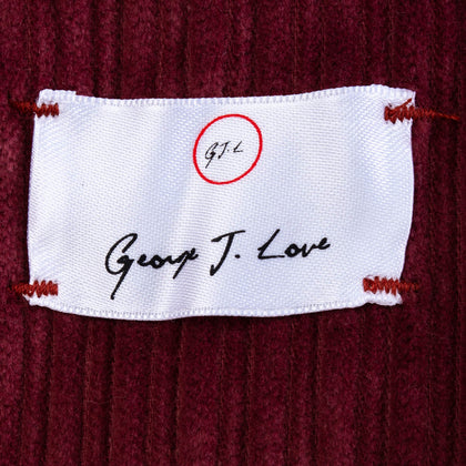 GEORGE J. LOVE Corduroy Blouson Jacket Size S Sherpa Inside Made in Italy gallery photo number 7