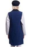 RRP €150 8 Blazer Vest Size 40 S Unlined Single Breasted Longline Made in Italy gallery photo number 4