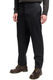 RRP€160 OCTO Wool Flat Front Trousers Size 56 3XL Unfinished Cuffs Made in Italy gallery photo number 2