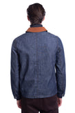RRP €210 8 Denim Jacket Size M Contrast Collar & Stitching Made in Italy gallery photo number 4