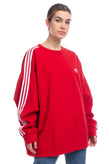 ADIDAS ORIGINALS Sweatshirt Plus Size 4X Two Tone 3-Iconic Stripes Round Neck gallery photo number 3