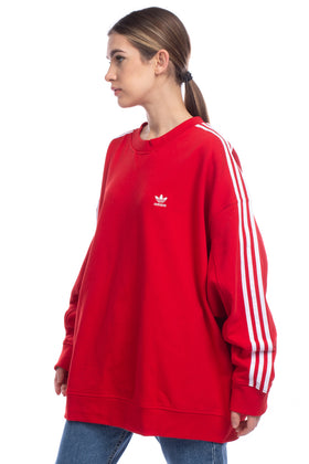 ADIDAS ORIGINALS Sweatshirt Plus Size 3X Two Tone 3-Iconic Stripes Round Neck gallery photo number 4