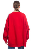 ADIDAS ORIGINALS Sweatshirt Plus Size 4X Two Tone 3-Iconic Stripes Round Neck gallery photo number 5