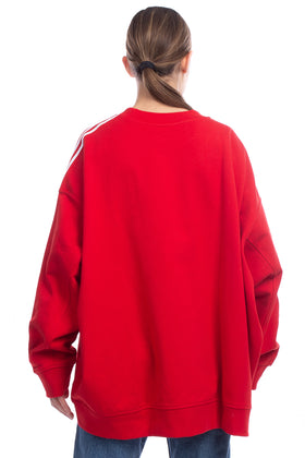 ADIDAS ORIGINALS Sweatshirt Plus Size 4X Two Tone 3-Iconic Stripes Round Neck gallery photo number 5