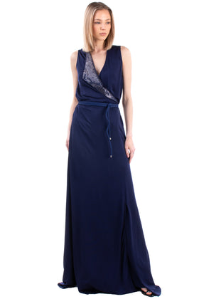 GIORGIO ARMANI For NEIMAN MARCUS Evening Dress Size IT 44 / L Tie Belt RRP €3245 gallery photo number 3