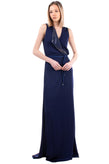 GIORGIO ARMANI For NEIMAN MARCUS Evening Dress Size IT 44 / L Tie Belt RRP €3245 gallery photo number 2