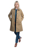 RRP €210 8 Mac Coat Size 46 / XL Unlined Knee Length Single Breasted Collared gallery photo number 3