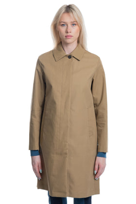 RRP €210 8 Mac Coat Size 46 / XL Unlined Knee Length Single Breasted Collared gallery photo number 4