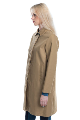 RRP €210 8 Mac Coat Size 46 / XL Unlined Knee Length Single Breasted Collared gallery photo number 5
