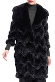 RRP €665 AINEA Faux Fur Coat Size 36 - XXS Lame Knitted Inserts Made in Italy gallery photo number 2