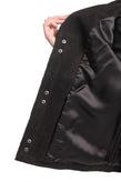 RRP €245 GEORGE J. LOVE Nubuck Leather Jacket Size L Studded Made in Italy gallery photo number 8