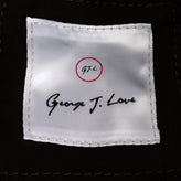 RRP €245 GEORGE J. LOVE Nubuck Leather Jacket Size L Studded Made in Italy gallery photo number 9
