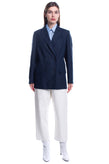 RRP €150 8 Linen Blazer Jacket Size 40 / S Double Breasted Made in Italy gallery photo number 1