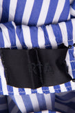 RRP €145 RTA Bandeau Top Blouse Size XS HANDMADE Silk Tie Details Striped gallery photo number 6