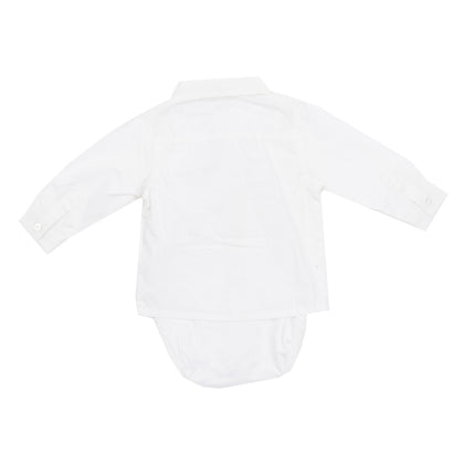 NAME IT Organic Cotton Shirt Body Size 4-6M White gallery photo number 2