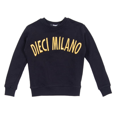 10 MILANO Sweatshirt Size 2Y Embroidered Made in Italy