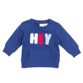 NAME IT Sweatshirt Size 4-6M / 68CM 'HEY' Front gallery photo number 1