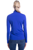 MAJESTIC FILATURES Top Size 2 / S Long Sleeve Funnel Neck Made in Portugal gallery photo number 2