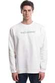 GAZZARRINI Sweatshirt Size XL Coated Logo Front Long Sleeve Crew Neck gallery photo number 2