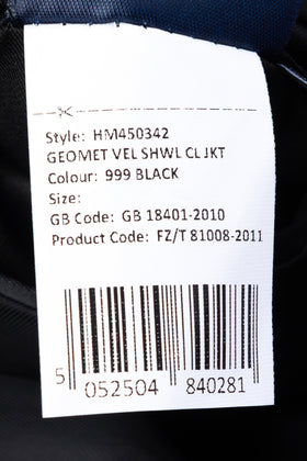 HACKETT Tuxedo Blazer Jacket Size 42R / 52R / L Geometric Shawl Collar RRP €425 gallery photo number 11