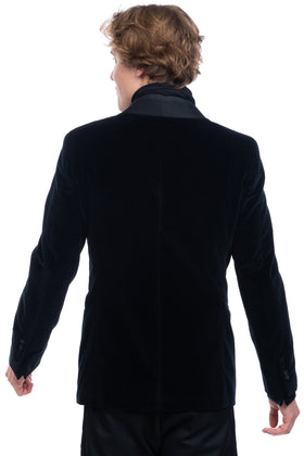 HACKETT Tuxedo Blazer Jacket Size 42R / 52R / L Geometric Shawl Collar RRP €425 gallery photo number 6