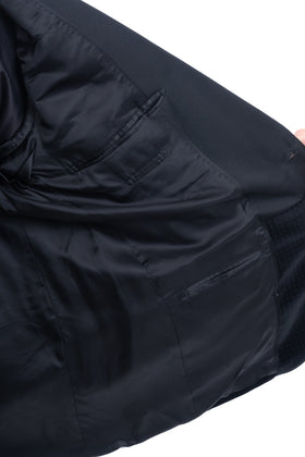 HACKETT Tuxedo Blazer Jacket Size 42R / 52R / L Geometric Shawl Collar RRP €425 gallery photo number 7