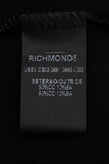 JOHN RICHMOND Vest Top Size 46 Coated Logo Scoop Neck Made in Italy gallery photo number 7